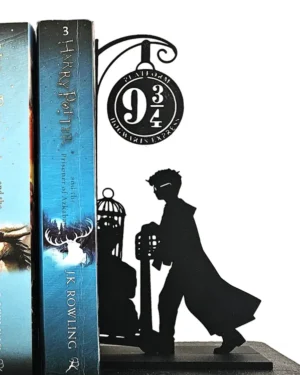 Sujetalibros inspirado en el Andén 9 3/4 de Harry Potter